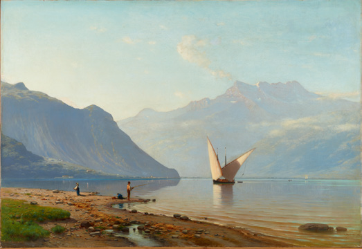 Auguste Veillon, Morgen bei Clarens, 1873