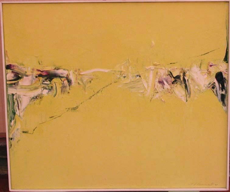 Jean-François Comment: Peinture jaune, 1989