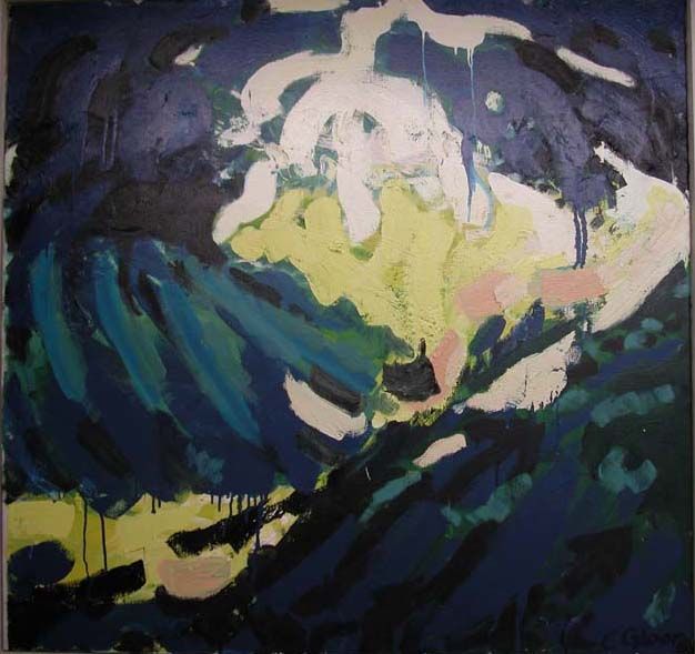 Erwin Gloor: Berglandschaft, 1969