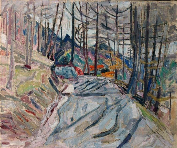 Rudolf Frauenfelder: Waldweg, 1959