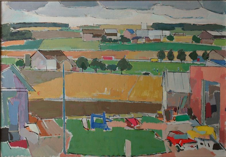 Werner Schaad: Landschaft, 1975